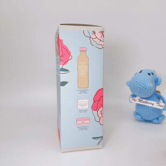 Fresh Rose Dewy Deep Hydration Trio 3 pc Skin Care Toner Mask Gift Set Limited - Picture 3 of 11